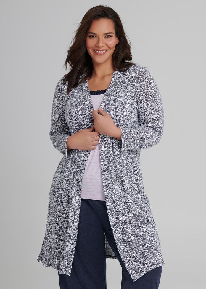 Shop Lounge Cardi in Navy in sizes 12 to 24 | Taking Shape