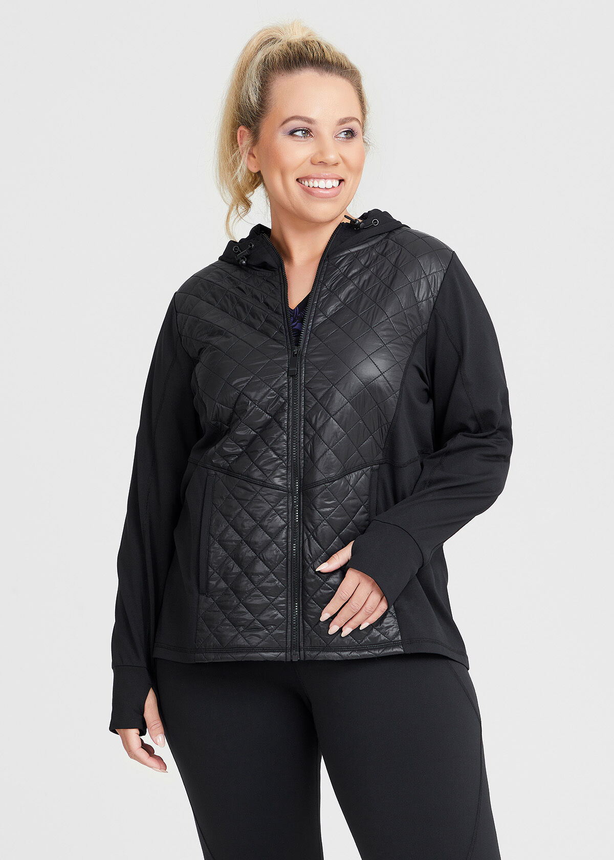 Plus size top running jacket uk