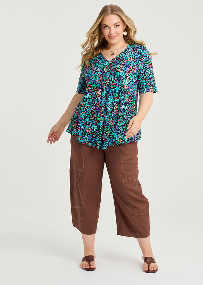 Piia Ditsy Bamboo Top, , hi-res