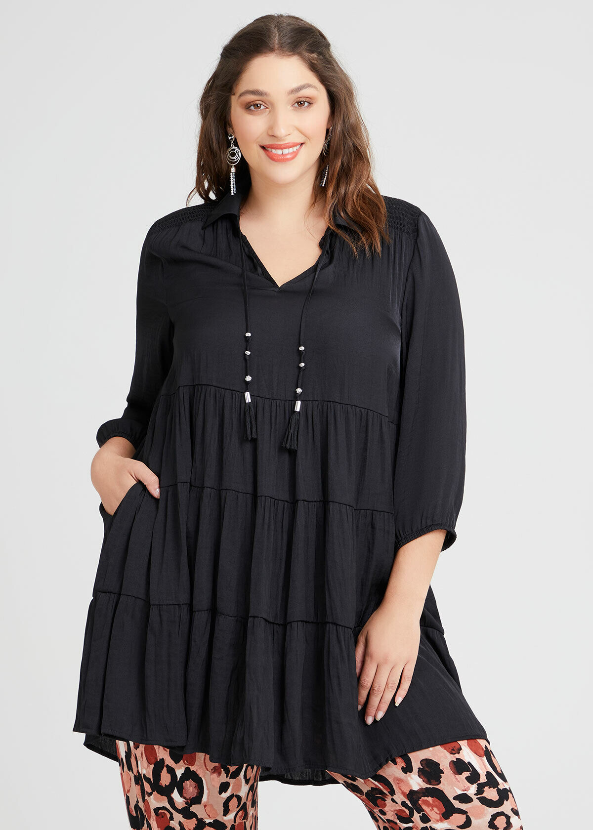 cheap plus size tunics