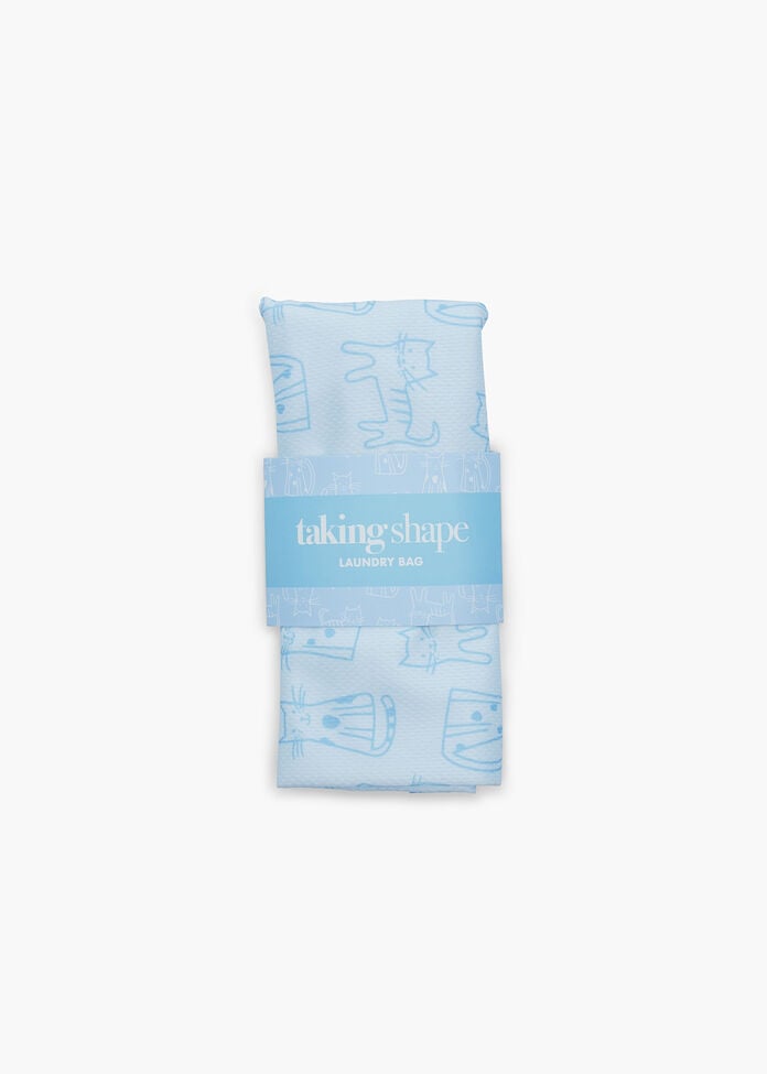 Pastel Cat Laundry Bag, , hi-res