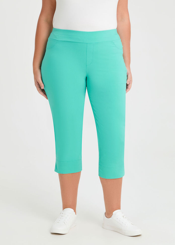 Expose Split Hem Crop Pant, , hi-res