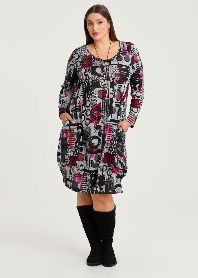 Red Reign Snug Dress, , hi-res