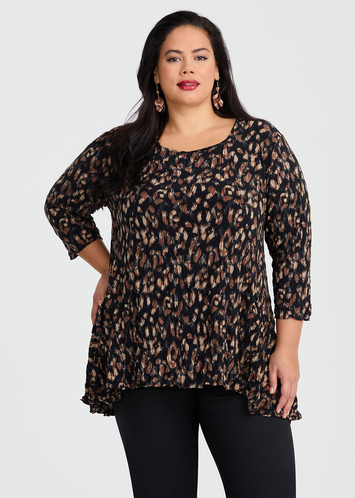 Peplum Luna Top, , hi-res