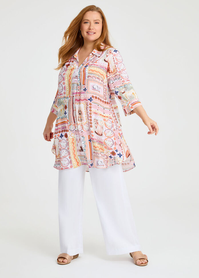 Sweta Revival Natural Tunic, , hi-res