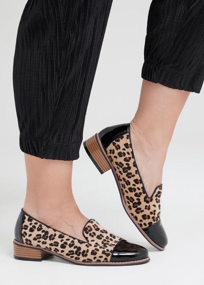 loafer animal print