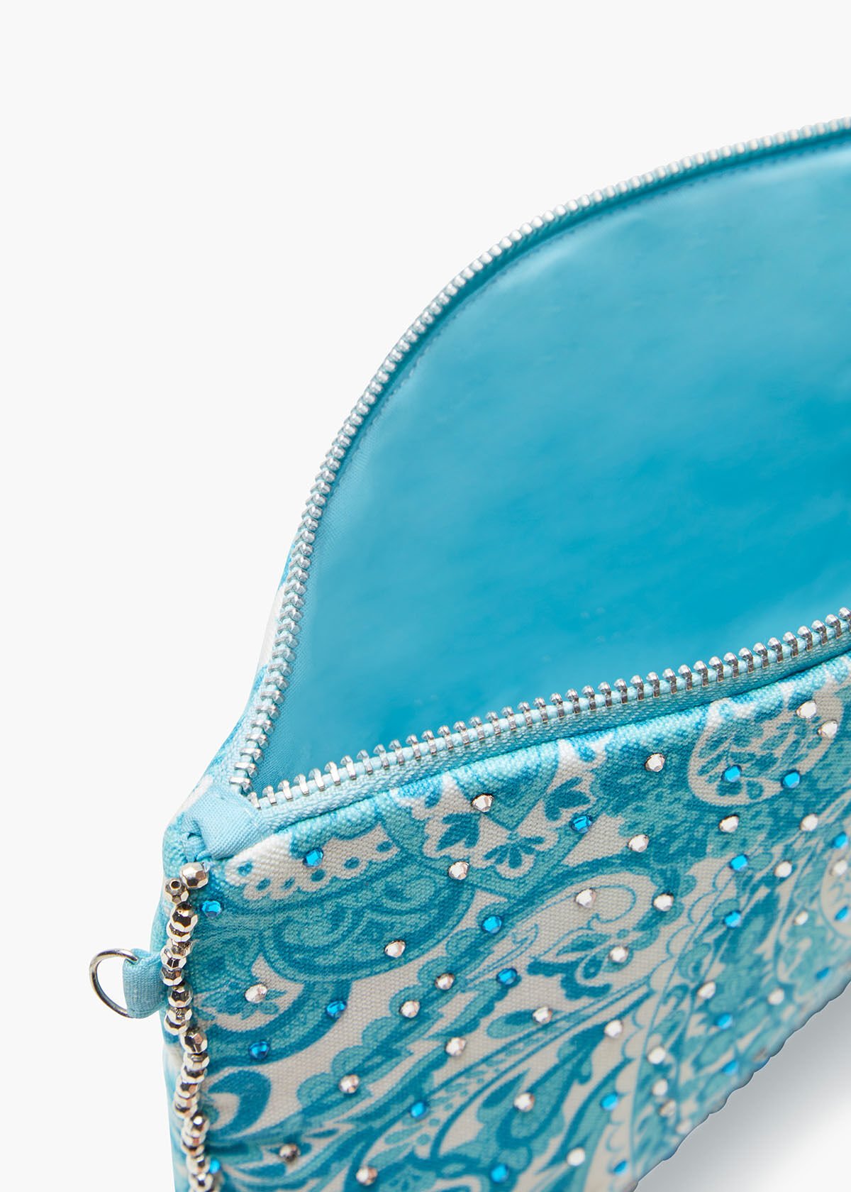 Shop Aqua Paisley Tassel Clutch Bag Accessories Taking Shape AU