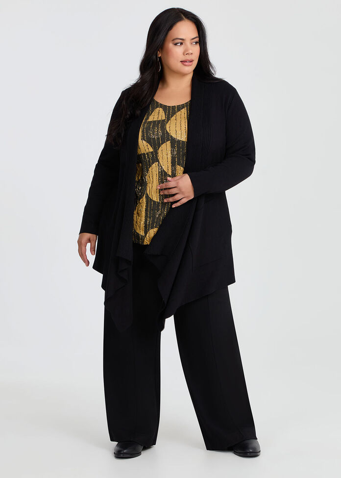 Drape Bamboo Knit Cardigan, , hi-res