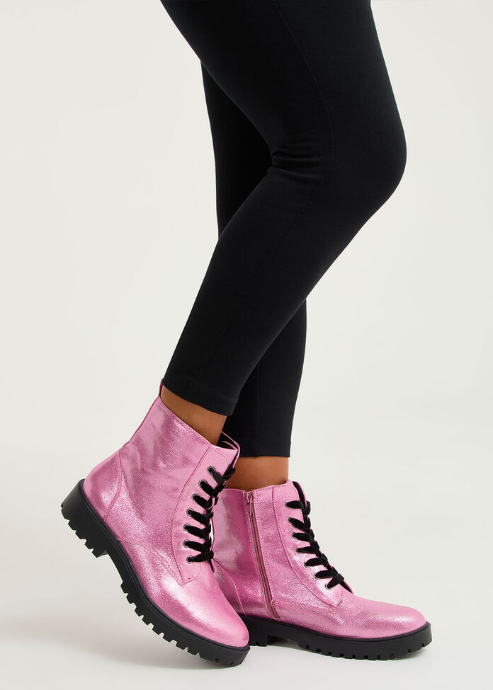 Sparkly Lace Up Boot, , hi-res