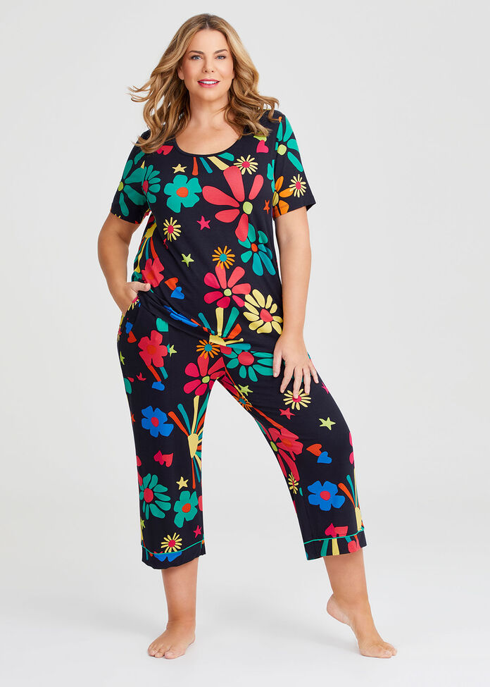 Bamboo Golden Summer Pyjama Top, , hi-res
