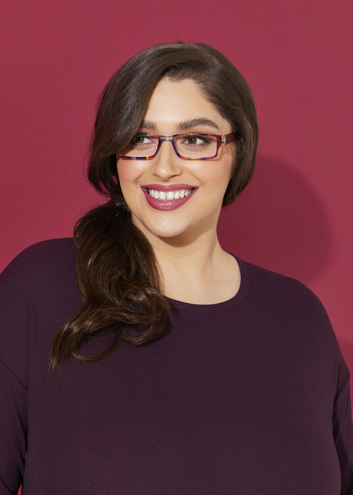Multi Stripe Reading Glasses, , hi-res