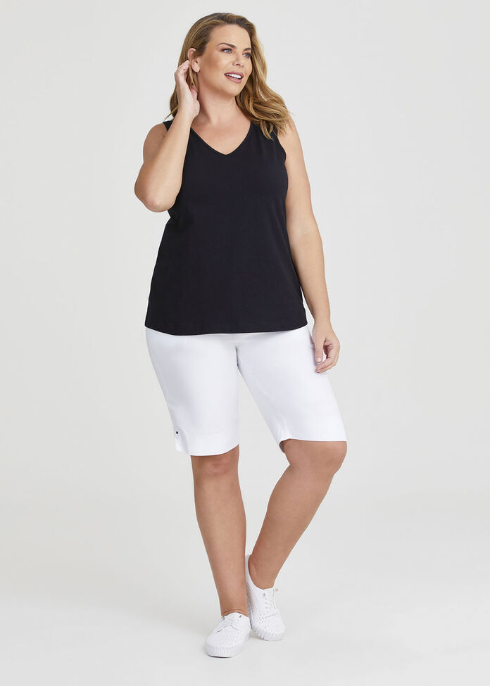 Good Earth Australian Cotton Reversible Cami , , hi-res