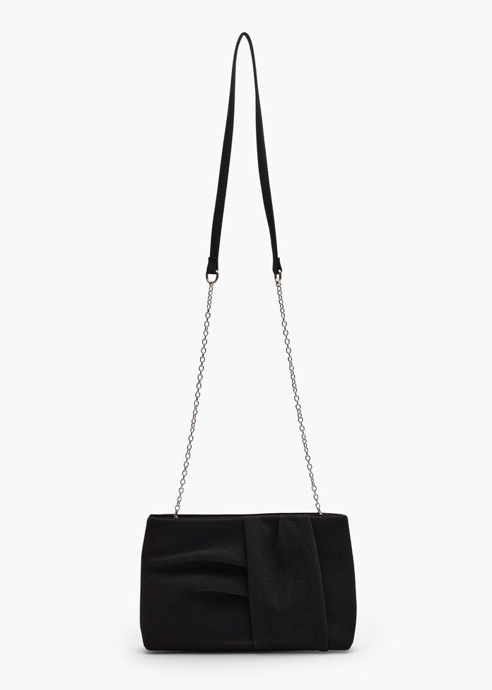 Faux Suede Clutch Bag, , hi-res