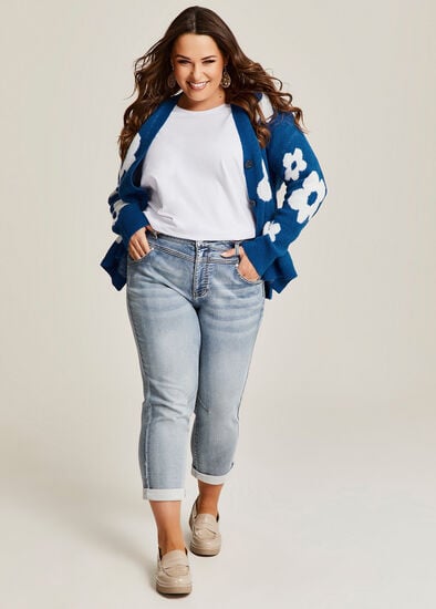 Plus Size Petite Easy Fit Denim Jean