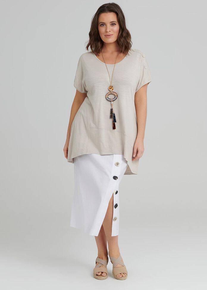 Thera Slub Top, , hi-res