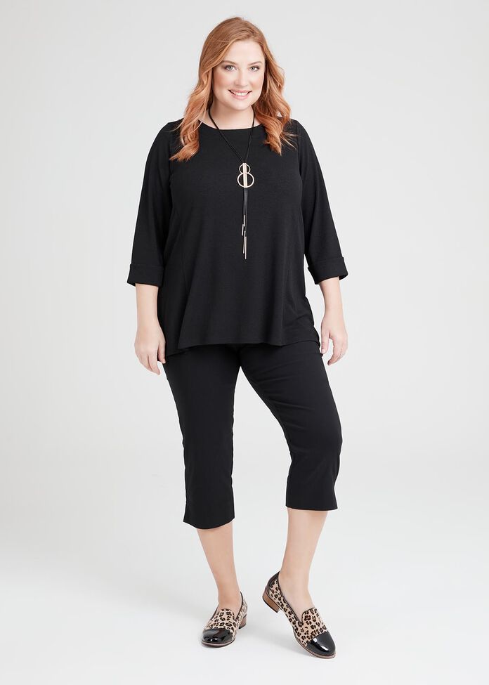 Boat Neck Swing Top, , hi-res