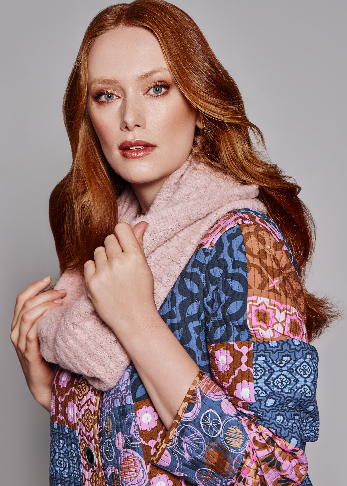 Shop Rib Knit Snood in Pink | Accessories | Taking Shape NZ