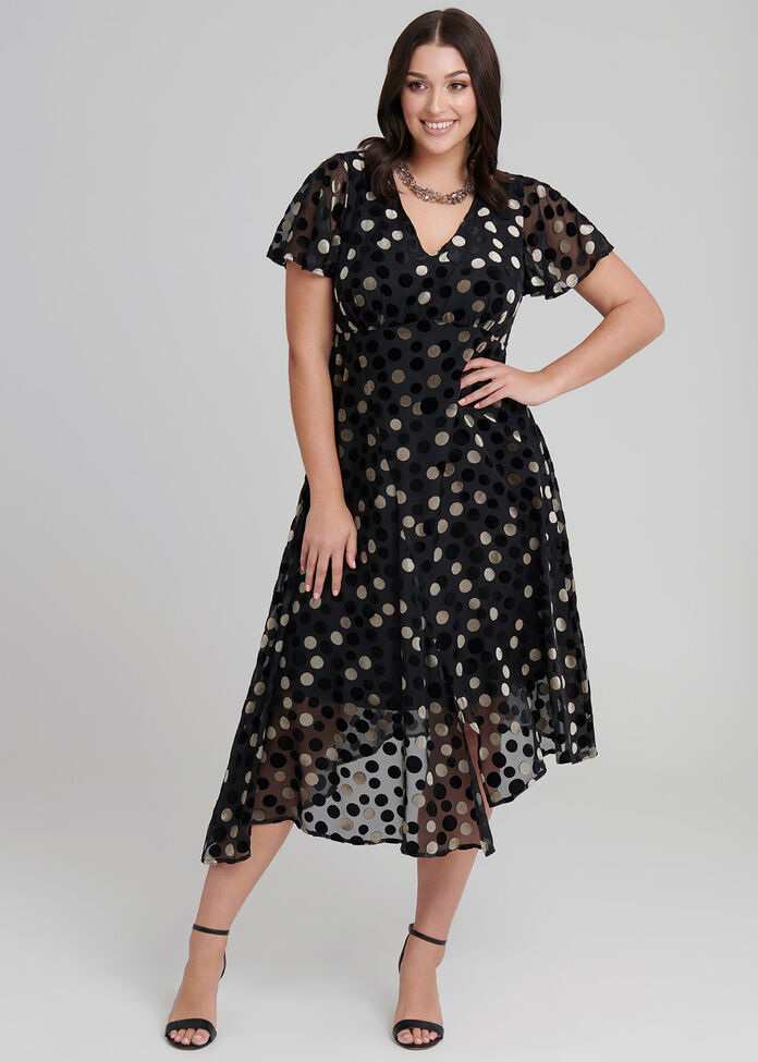 Shop Plus Size Spot Of Luck Dress in Black | Taking Shape AU