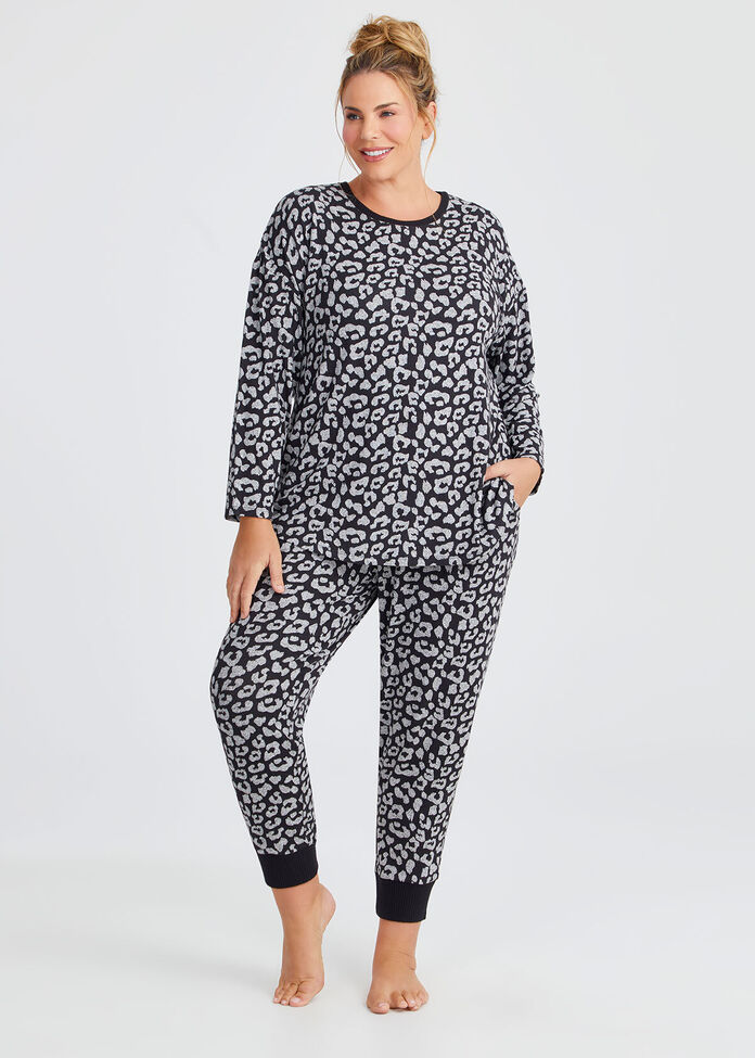 Lounge Animal Cuff Pant, , hi-res
