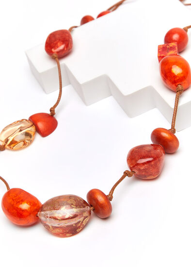 Resin Autumnal Necklace