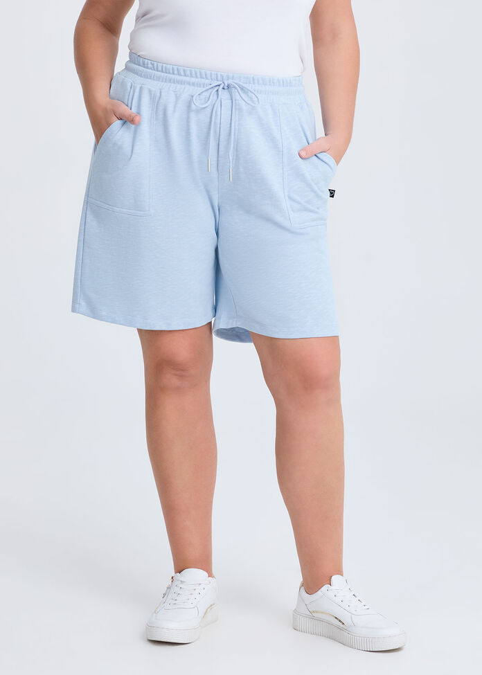 Pull On Sweat Short, , hi-res