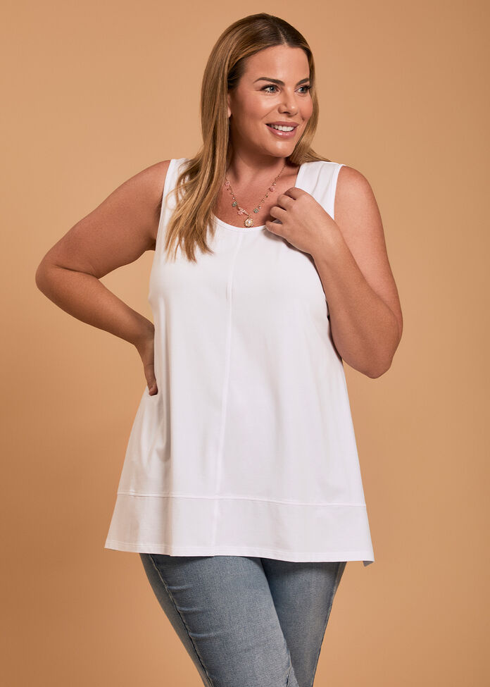 Pima Cotton Elevate Tank, , hi-res