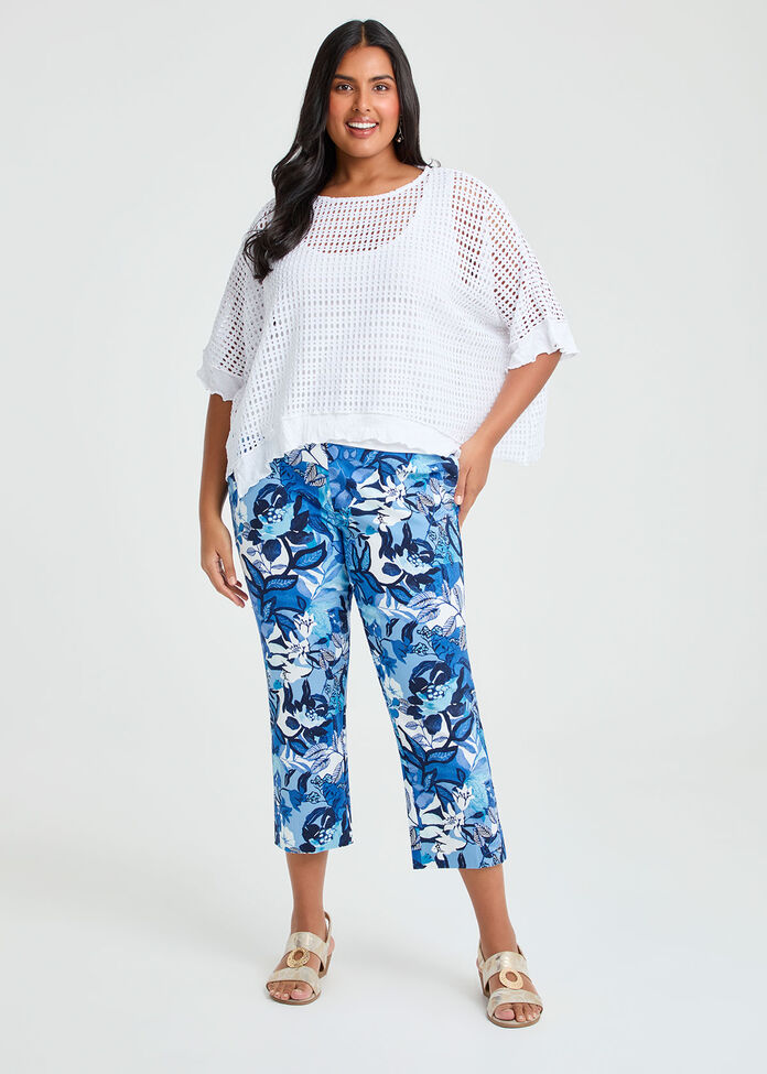 Print Bliss Stretch Taper Pant, , hi-res