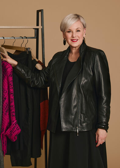 Plus Size Leather Liza Jacket