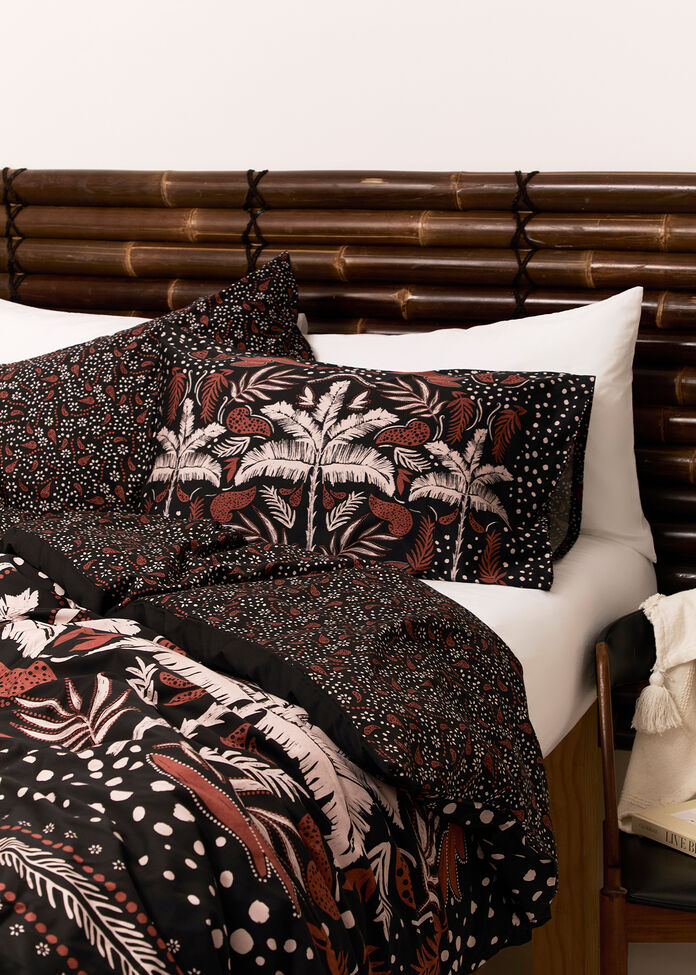 Palmy Quilt Cover Set - King Size, , hi-res
