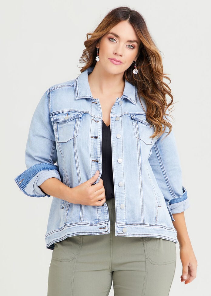 The Best Fit Denim Jacket, , hi-res