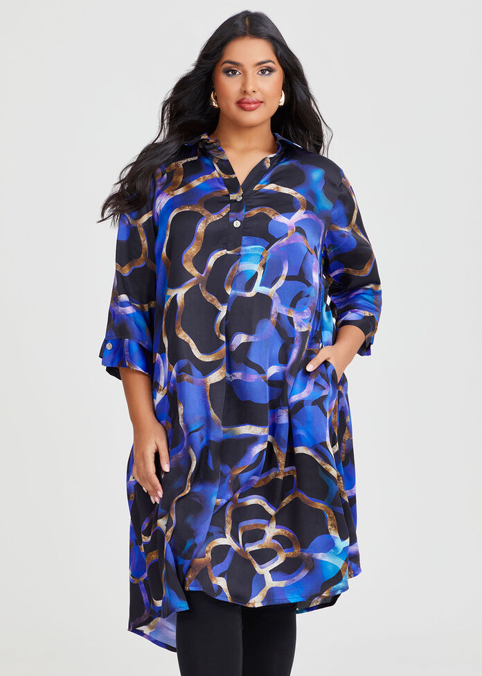 Revival Rose Natural Swing Dress, , hi-res