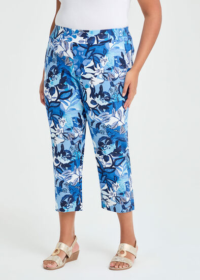 Plus Size Print Bliss Stretch Taper Pant