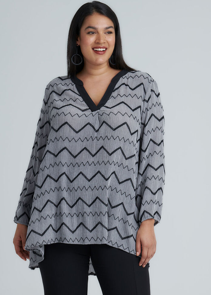 Graphite Blouse, , hi-res
