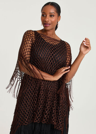 Dressy Crochet Poncho