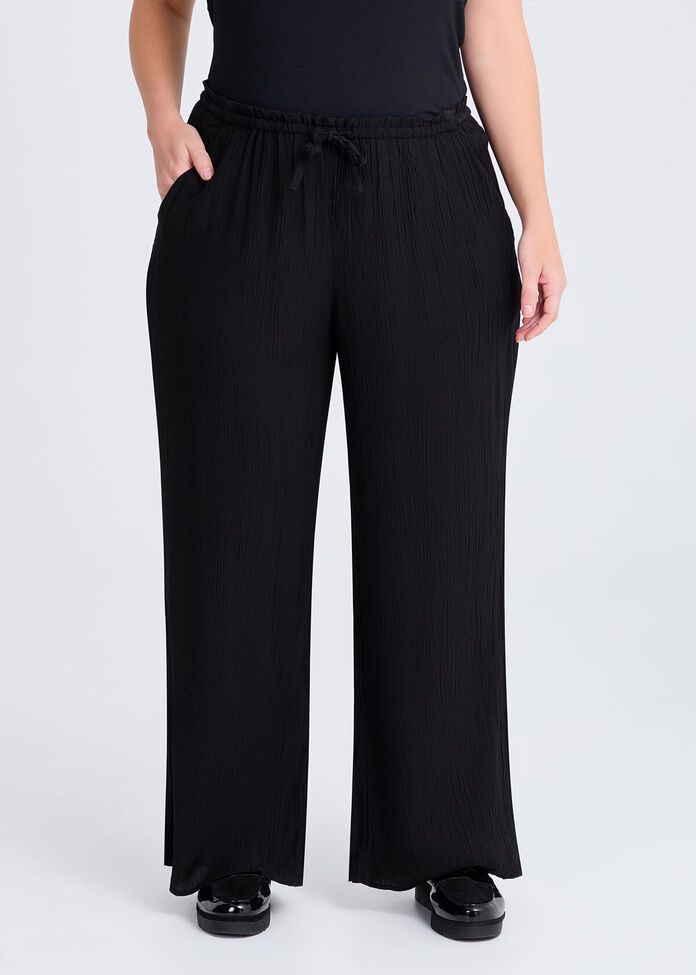 Cristy Crinkle Wide Leg Pant, , hi-res