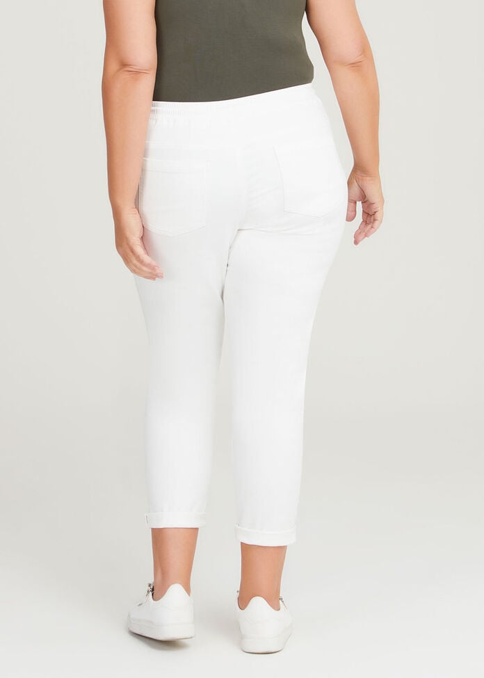 Cotton Blend Relaxed Jogger, , hi-res