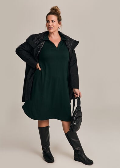 Plus Size Natural On The Go Dress