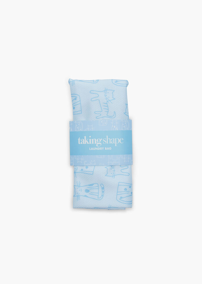 Pastel Cat Laundry Bag, , hi-res