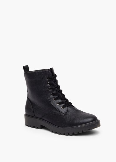 Sparkly Lace Up Boot