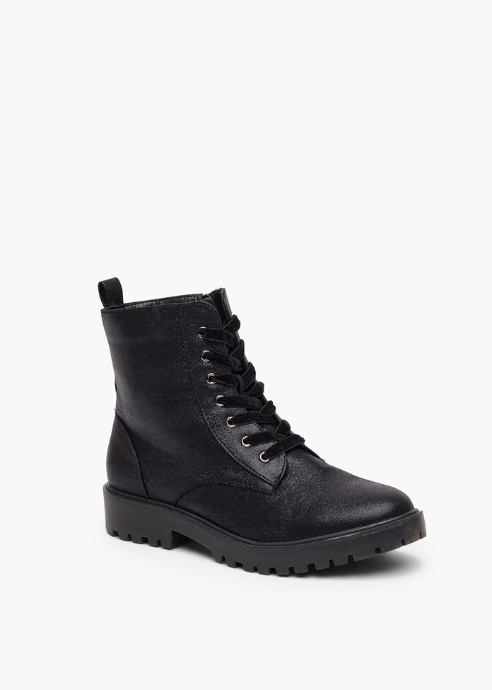 Sparkly Lace Up Boot, , hi-res