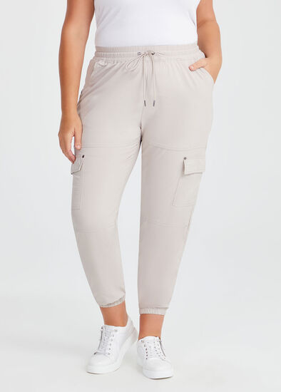 Plus Size Castaway Pull On Cargo Pant
