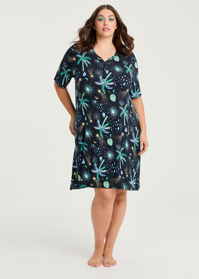 Ettavee Palm Nightie, , hi-res
