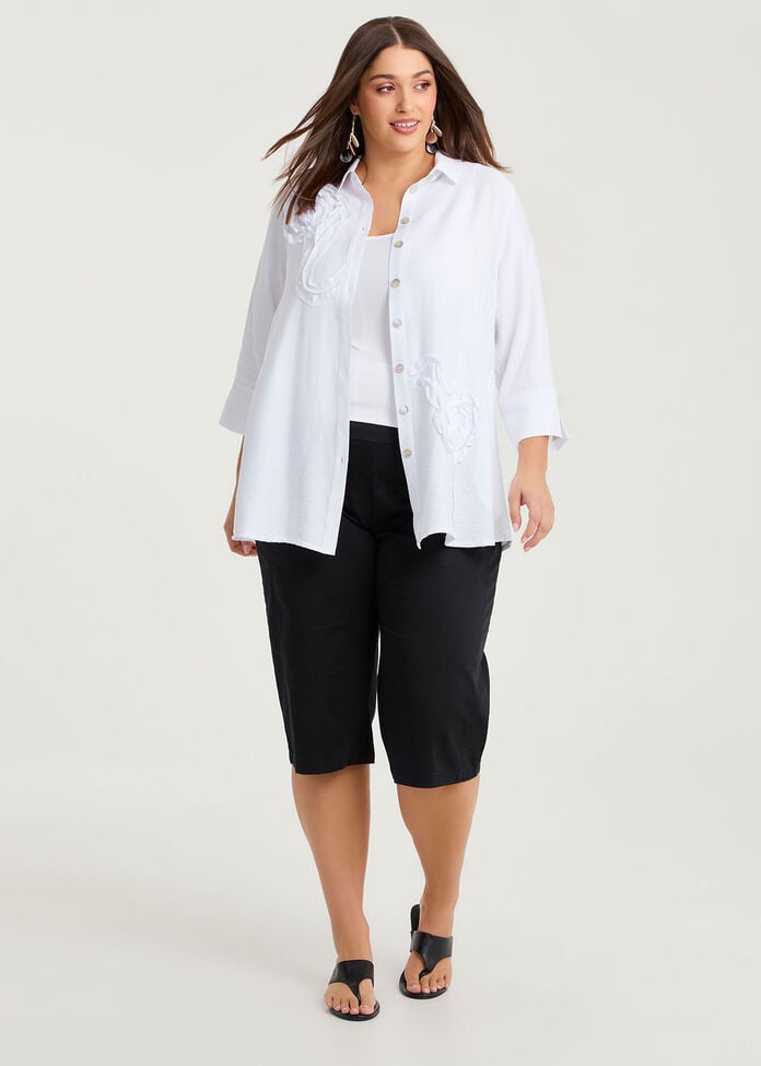 Ribbon Cornelli Natural Shirt, , hi-res