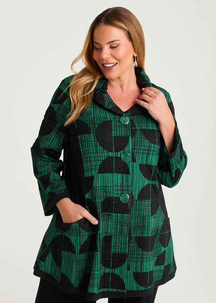 Eclipse Swing Jacquard Jacket, , hi-res