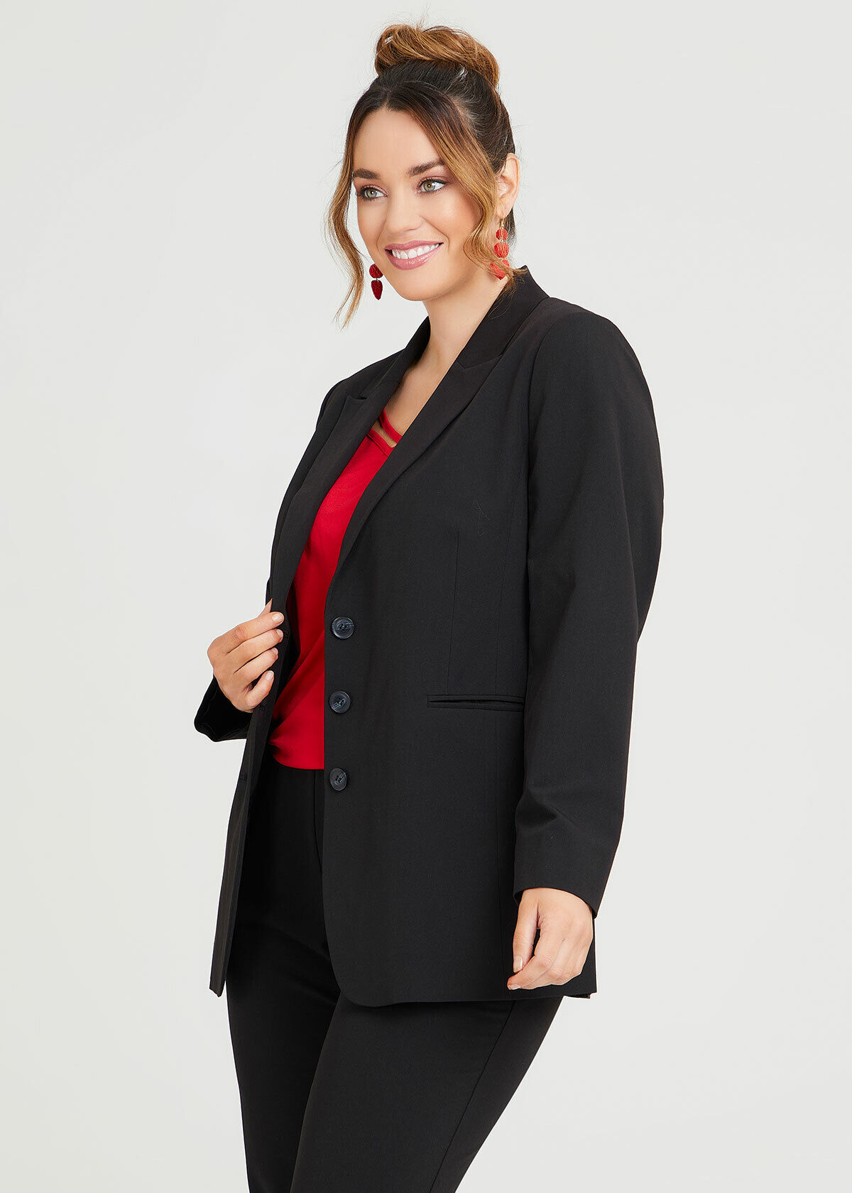 Plus size formal top tops and jackets