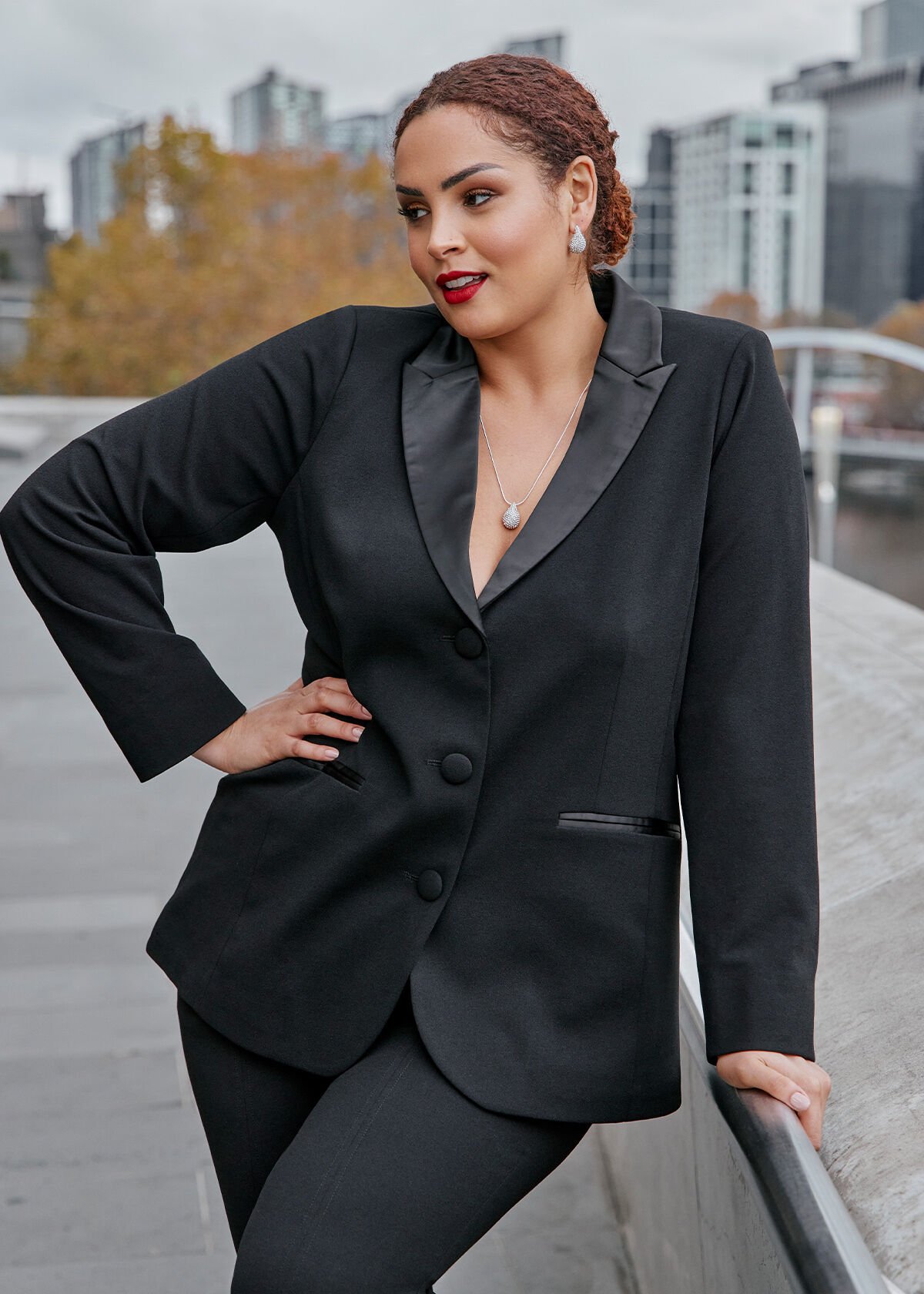 Suit jacket womens plus size best sale
