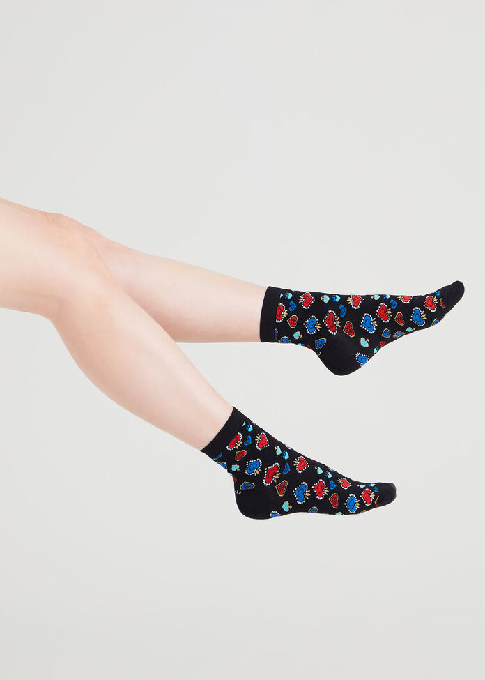I Love You Cotton Socks, , hi-res