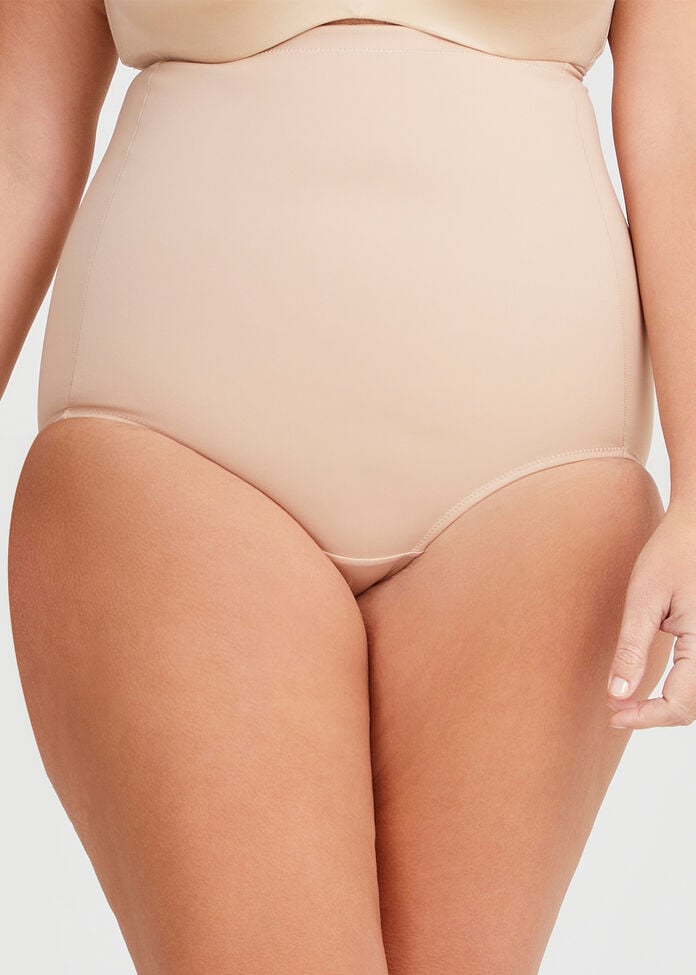 High Waisted Control Brief, , hi-res