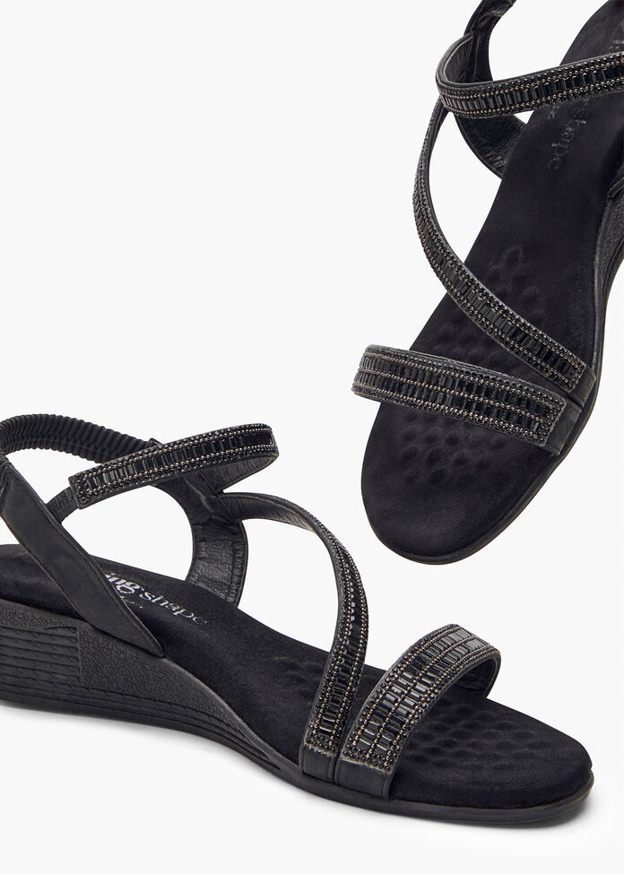 Bling Flex Wedge Sandal, , hi-res