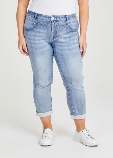 Plus Size Petite Easy Fit Denim Jean
